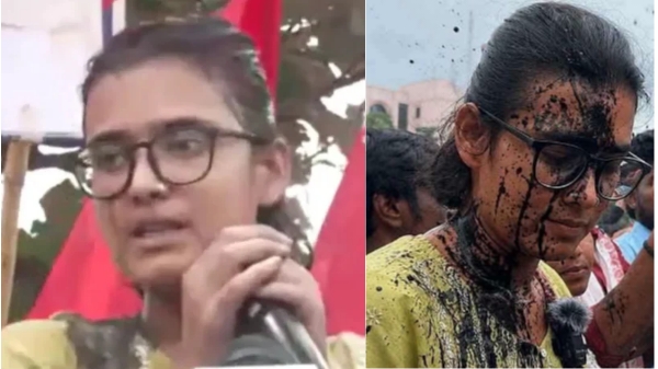 झारखंड में छात्र नेता पर फेंकी गई स्याही: पेपर लीक आंदोलन के दौरान भारी बवाल, आरोपी हिरासत में